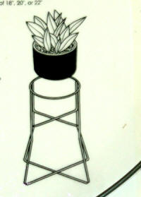 These plant stands are great if your pond does not have plant shelves or your water is deep and you need to raise the pot off the bottom of the pond.